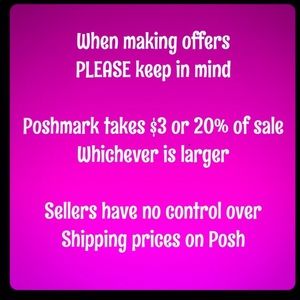 Please consider things when making offers😁